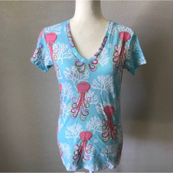 Simply Southern Jellyfish Tee NWT Small - Picture 1 of 4